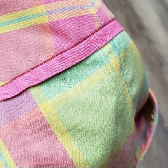 Lilly Pulitzer Vintage White Label Plaid Shorts 4 - Picture 8 of 8
